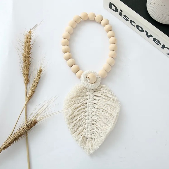 Macrame Cotton Curtain , Boho Decor , Handmade Tassels Curtain - Picture 2 of 6